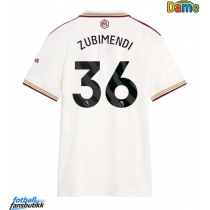 Arsenal Martin Zubimendi #36 Tredjedrakt Dame 2025-26 Kortermet